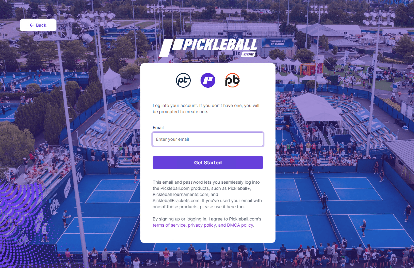 Pickleball Platform